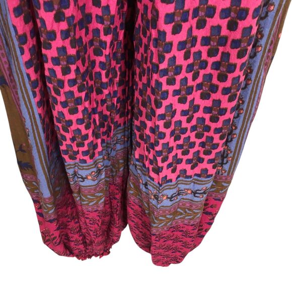 Free People Pink and Blue Patterned Jumpsuit - Picture 7 of 12